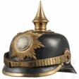 Helm für einen Unteroffizier im Grenadier-Regiment Nr. 89, II. Bataillon (Mecklenburg-Strelitz), um 1910
- Prix ​​des enchères