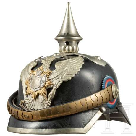 Helm für einen Wachtmeister im Oldenburgischen Dragoner-Regiment Nr. 19 - Foto 1