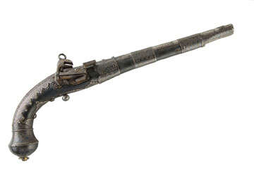 Pistolet caucasien travail de Koubatchi, 1850-1870.