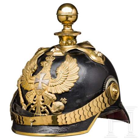 Helm für Reserveoffiziere der Artillerie, um 1900 - Foto 1