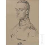 Generalmajor Georg Thilo Hans von Werthern (1892-1961) – Helm mit Paradebusch, Kartuschkasten und Zeichnung als Offizier der Garde-Feldartillerie, 1916-18 - Foto 9