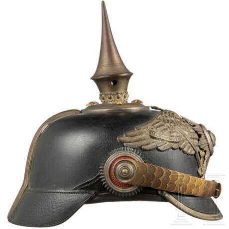 Helm für Offiziere im Garde-Pionier-Bataillon oder im Garde-Füsilier-Regiment, um 1900 - Foto 3