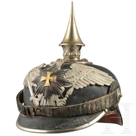 Helm für Offiziere im Garde-Landwehr-Pionier-Bataillon - Foto 1