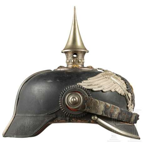Helm für Offiziere im Garde-Landwehr-Pionier-Bataillon - Foto 3