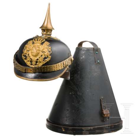 Helm für Beamte mit Hutkoffer, um 1890 - photo 1