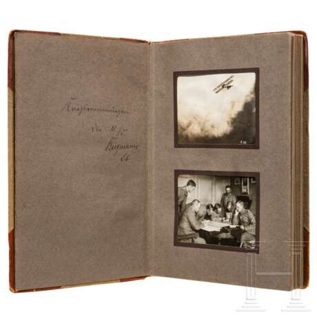 Fotoalbum mit 48 Fotos eines Leutnants der Flieger im 1. Weltkrieg - photo 1