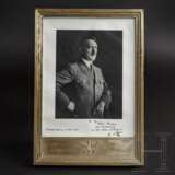 Adolf Hitler – silberner Geschenkrahmen an Prof. Erich Müller bei der Friedrich Krupp AG 1942 - Foto 5