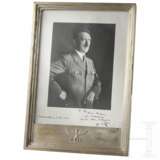 Adolf Hitler – silberner Geschenkrahmen an Prof. Erich Müller bei der Friedrich Krupp AG 1942 - Foto 6