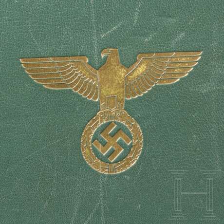 Persönliche Schreibmappe Hitlers aus seiner Münchner Privatwohnung am Prinzregentenplatz 16/II - Foto 3
