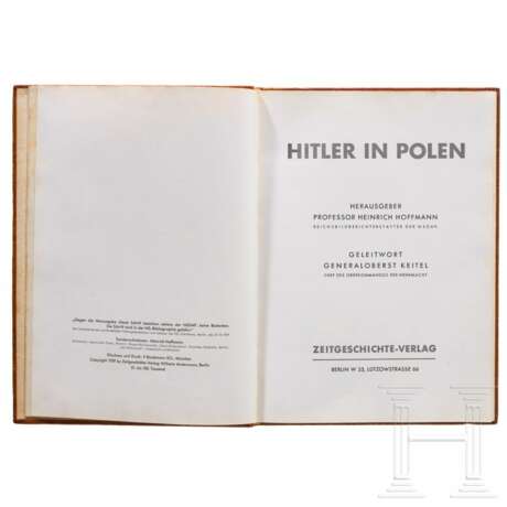 Heinrich Hoffmann – Luxusausgabe von "Mit Hitler in Polen" - фото 2
