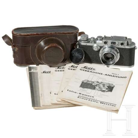 Leica IIIb von 1938 mit Tasche und Gebrauchsanleitung - Foto 1