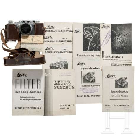 Leica IIIb von 1938 mit Tasche und Gebrauchsanleitung - фото 6