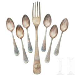 Haus der Deutschen Kunst – a Fork and six Spoons from a Table Service