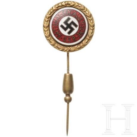 Goldenes Parteiabzeichen der NSDAP in 24 mm-Ausführung - Foto 1