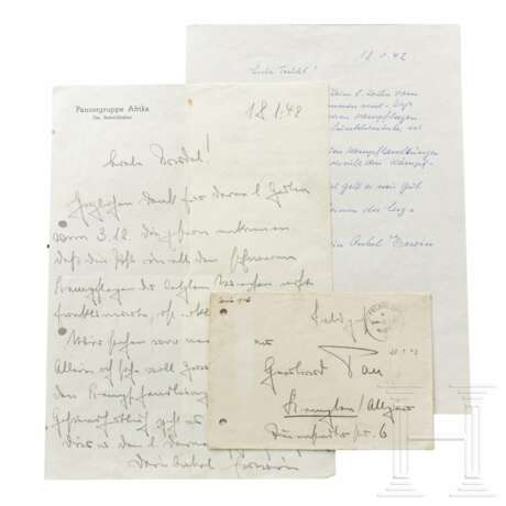 GFM Erwin Rommel – Brief an seine Tochter Gertrud Pan vom 18.1.1942 - фото 1
