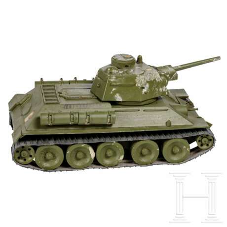 Lehr-Modell des russischen Panzers T 34 / 85 aus Holz - Foto 3