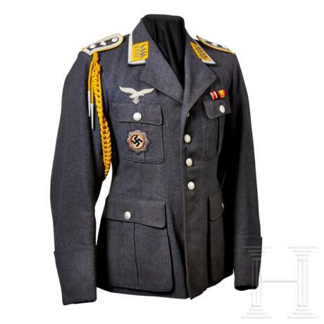 A tunic for Oberfeldwebel and German Cross in Gold Recipient - фото 1