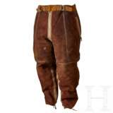 A Pair of Suede Leather Winter Trousers for Aviation Personnel - photo 1