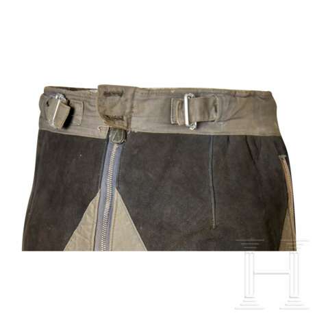 A Pair of Suede Leather Winter Trousers for Aviation Personnel - photo 4