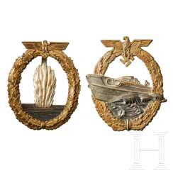A Pair of Kriegsmarine Badges