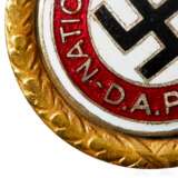 A Golden NSDAP Party Badge - фото 3