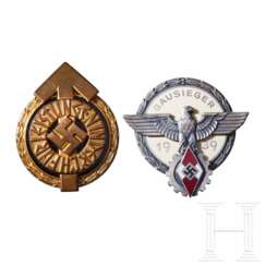 A Pair of Hitler Youth Badges