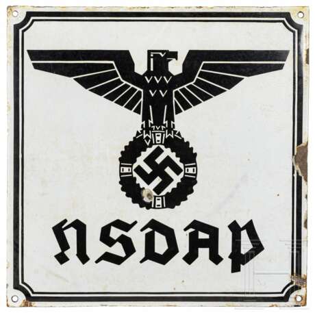 NSDAP-Dienststellen-Emailleschild - Foto 1