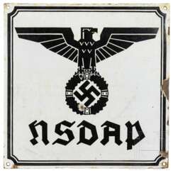 NSDAP-Dienststellen-Emailleschild 
