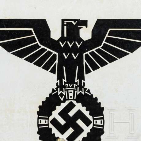 NSDAP-Dienststellen-Emailleschild - Foto 3
