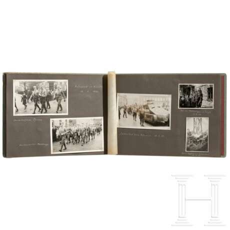 HJ-Obergebietsführer Willi Blomquist - NSDAP-Mitgliedsbuch sowie Fotoalbum mit ca. 75 Fotos aus der Frühzeit der SA - Foto 16