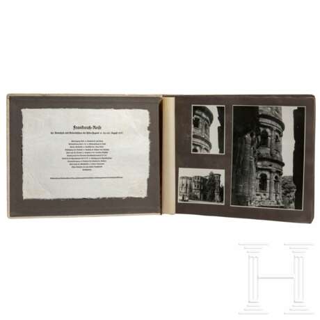 HJ-Obergebietsführer Willi Blomquist – Fotoalbum mit ca. 80 Fotos der Frankreichreise der Amtschefs und Gebietsführer der HJ, 1937 - photo 1
