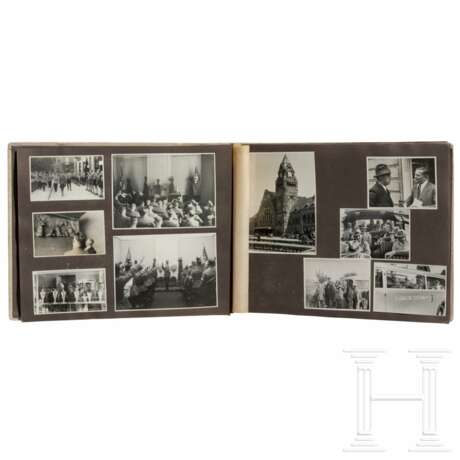 HJ-Obergebietsführer Willi Blomquist – Fotoalbum mit ca. 80 Fotos der Frankreichreise der Amtschefs und Gebietsführer der HJ, 1937 - Foto 3