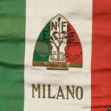 Faschistische Fahne der "Societa di mutuo soccorso Loreto e Casalesi Milano" - Foto 6