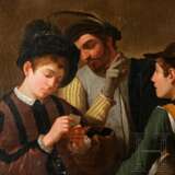 Ein Paar altmeisterliche Gemälde - Die Falschspieler, Italien, 17. Jahrhundert - photo 2