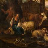 Carree Michael (1657-1727) – idyllische Landschaft mit Bauern und Vieh - Foto 2