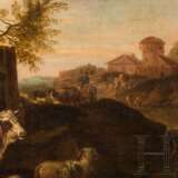 Carree Michael (1657-1727) – idyllische Landschaft mit Bauern und Vieh - photo 3