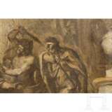 Ölstudie von Gaspare Diziani (1689-1767) - Die Ermordung Caesars - фото 4