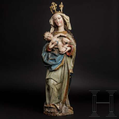 Spätgotische Madonna, Oberösterreich, um 1480 - Foto 1