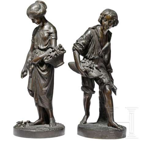 Charles Cumberworth (1811-52) – zwei Bronzefiguren - Foto 2