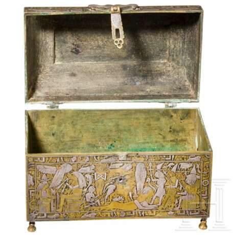 Außergewöhnliches Kästchen im Stil der Retoure d'Egypte, Frankreich, 19. Jahrhundert - Foto 2