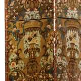 Großer barocker Paravent mit geprägtem Lederbezug, deutsch, 18. Jahrhundert - Foto 4