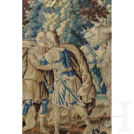 Großer Gobelin "Hannibal trifft Scipio", flämisch, 17. Jahrhundert - Foto 2
