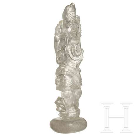 Ganesha-Figurine aus Bergkristall, Indian/Nepal, um 1900 - photo 4