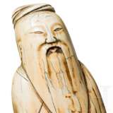 Elfenbeinfigur eines Weisen, Ming-Dynastie - photo 4