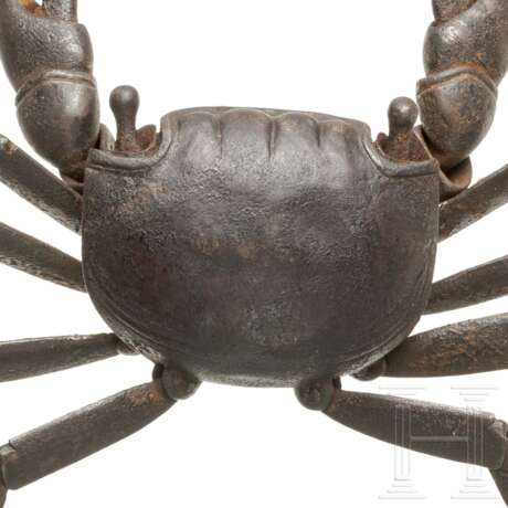 Jizai Okimono in Form einer Krabbe, Japan, Meiji-Periode - Foto 6
