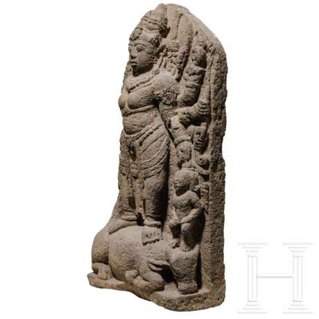 Relief der Göttin Kali, Java, 13./14. Jahrhundert - Foto 6
