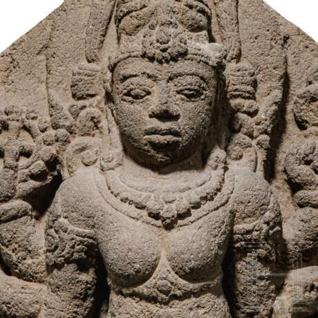 Relief der Göttin Kali, Java, 13./14. Jahrhundert - Foto 3