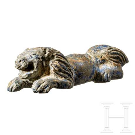 Lapislazuli-Löwenminiatur, elamitisch, 3. Jahrtausend vor Christus - Foto 2