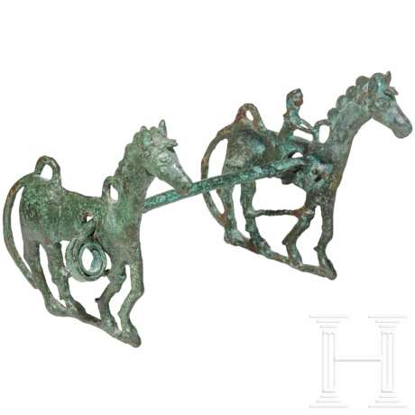 Figürliche Bronzetrense, Luristan, 8. Jahrhundert vor Christus - Foto 2