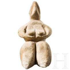 Idol der Tell-Halaf-Kultur aus Marmor, 4. Jahrtausend vor Christus